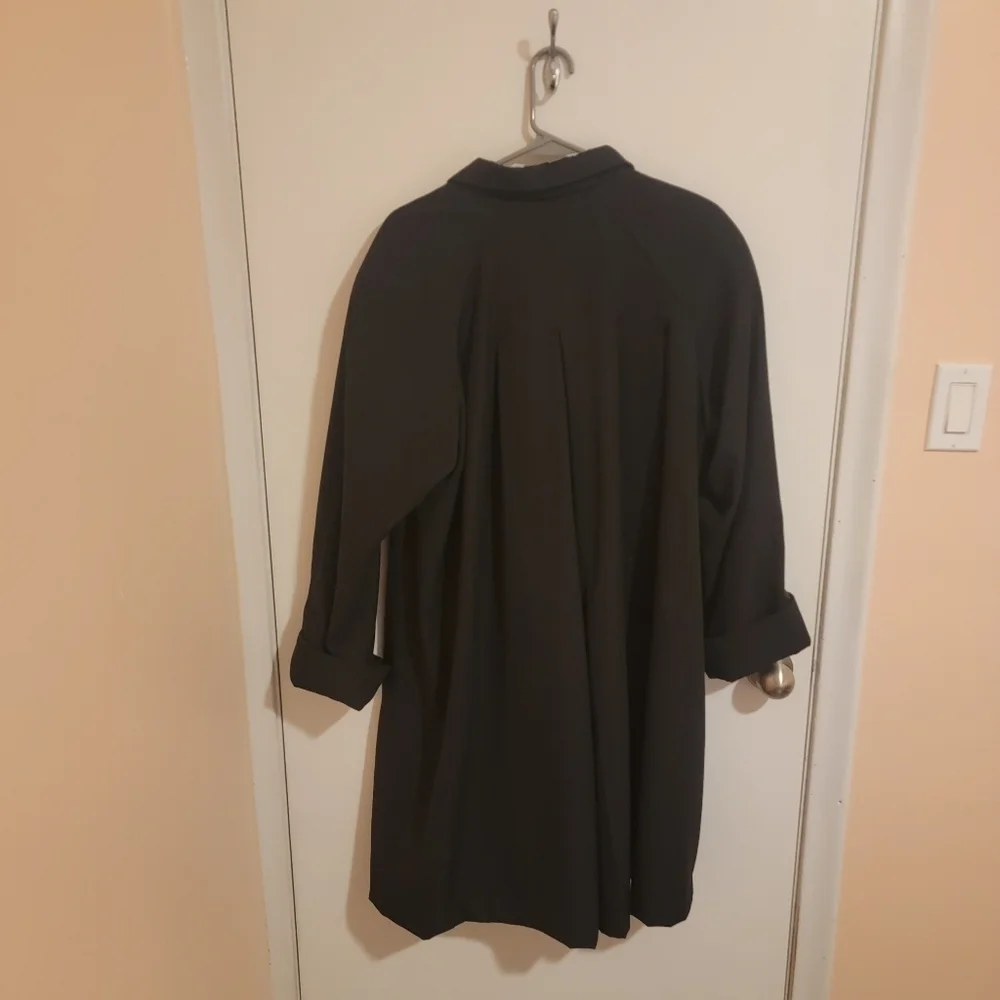 Laura Winston Trench Coat Size 6 Medium Button Down Jacket Academia Vintage 80s